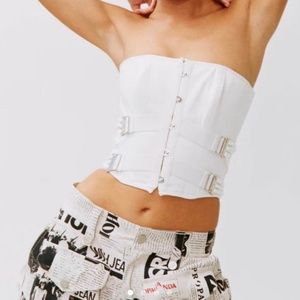 With Jean Fasten Corset Top